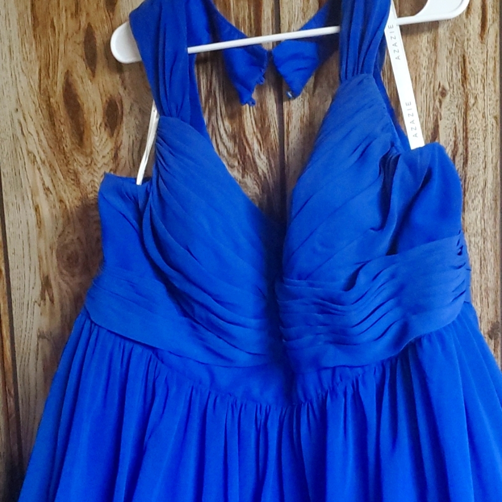 Full Length, Royal Blue Dress